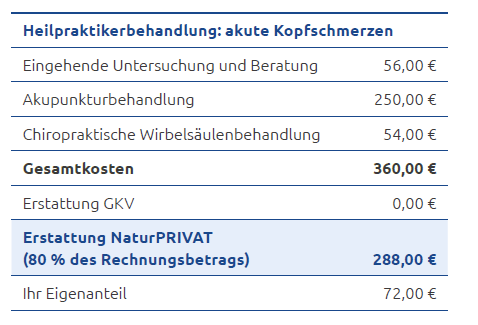 Heilpraktikerbehandlungen